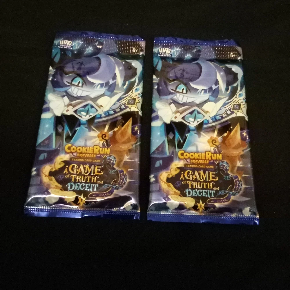 Cookie Run Braverse A Game of Truth and Deceit Booster Pack Factory Sealed x2